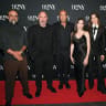 FROM LEFT: Yaakov Zada Daniel, Lior Raz, Avi Issacharoff, Netta Garti, and Gal Malka attend Netflix’s ‘Fauda’ Season 5 Screening & Conversation in New York City last week.