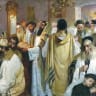 On the eve of Yom Kippur (Prayer). Artist Jakub Weinles (1870–1935)