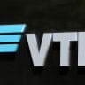  The logo of VTB bank is seen on the bank's headquarters in Tehran, Iran, May 23, 2023. 