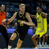 Maccabi Tel Aviv player Bonzie Colson against Aris Thessaloniki.