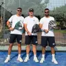 The Levinsky-Wingate Academic Center’s padel coaching team.