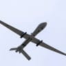 A US Air Force MQ-1 Predator, unmanned aerial vehicle, armed with AGM-114 Hellfire missiles, performs a low altitude pass during the Aviation Nation 2005 air show at Nellis Air Force Base, Nevada in this November 13, 2005 USAF handout photo obtained by Reuters February 6, 2013.