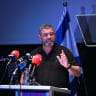 People of Israel Party chair Ofer Winter during a party rally in Rishon Lezion, September 15, 2026.
