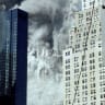 The South Tower of the World Trade Center collapses after the twin towers were hit by hijacked planes during the attacks in New York City, U.S., September 11, 2001