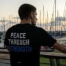 Sammy Yahood is seen looking out at the sea, in Tel Aviv. 
