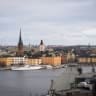 A general view of the Stockholm sky line seen from Sodermalmon December 2, 2025 in Stockholm, Sweden.