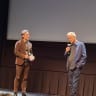 Keith Bennie (left), vice president of public programming and audience engagement at the Toronto International Film Festival, with Avi Nesher following the screening of Our Loves.