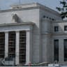 The Marriner S. Eccles Federal Reserve Board Building is seen under construction on August 13, 2026 in Washington, DC.