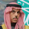 Saudi Foreign Minister Prince Faisal bin Farhan Al-Saud attends a press conference following talks with his Russian counterpart Sergei Lavrov in Moscow, Russia, September 8, 2026.