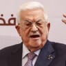 Palestinian President Mahmoud Abbas speaks during the foundation stone ceremony of the Innovation and Excellence Compound in the West Bank city of Ramallah on September 9, 2026; illustrative