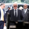 Former CEO of Apollo Global Management Leon Black arrives to testify at a closed-door interview with the House Oversight Committee on Capitol Hill on June 26, 2026 in Washington, DC. The committee is continuing to hold closed-door interviews as part of their investigation into Jeffrey Epstein.