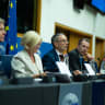 Patriots for Europe members meet in Strasbourg, September 16, 2026.