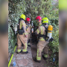 Firefighters respond to fire casued by electric scooter battery in Jerusalem, September 17, 2026.