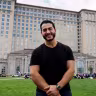 US Democratic Senate candidate from Michigan Abdul El-Sayed poses for a photo at the Labor Day parade in Detroit, Michigan on September 7, 2026.