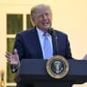 US President Donald Trump speaks as he hosts a dinner at the White House in Washington, US, September 17, 2026; illustrative.