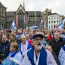 Pro-Israel rally in Amsterdam, September 2026.