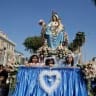 Israeli Arab Christians take part in a procession in Haifa Sunday, 11th May 2014