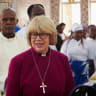 Archbishop of Canterbury Dame Sarah Mullally attends St John's Anglican Church in Yaounde Wednesday, 5th August 2026