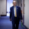 Rep. Brad Sherman (D-CA) arrives for a Democratic caucus meeting on Capitol Hill on September 1, 2026 in Washington, DC.