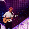 FILE PHOTO: Ed Sheeran performs during the iHeartRadio Jingle Ball concert at Madison Square Garden, in New York City, US, December 12, 2025. 