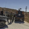 Israeli soldiers and police officers near the scene of a shooting attack at a spring near the Israeli settlement of Neve Tzuf in the West Bank, where an Israeli man was shot by a Palestinian terrorist and later died of his wounds, September 20, 2026.