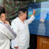 North Korean leader Kim Jong Un, accompanied by his daughter Kim Ju Ae, attends a test of a new type of weapon at an undisclosed location, North Korea, September 20, 2026, in this picture released by North Korea's official Korean Central News Agency.