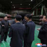 North Korean leader Kim Jong Un provides guidance on projects in the defense industry sector in North Korea, in this picture released by North Korea's official Korean Central News Agency on September 19, 2026.