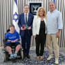 President Herzog, Arbel Rot, Denise and Avi Bar-Aharon Founders of Make-A-Wish Israel.
