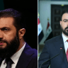 Syrian President Ahmad al-Sharaa (left), Iraqi Prime Minister Ali al-Zaidi (right); Illustrative.