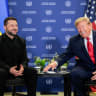 US President Donald Trump meets with Ukraine's President Volodymyr Zelenskiy during the 81st United Nations General Assembly (UNGA) in New York City, US, September 22, 2026.