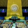 Belgium's Foreign Minister Maxime Prevot addresses the 81st United Nations General Assembly at UN headquarters in New York City, US, September 22, 2026. 