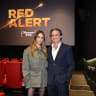 Lawrence Bender, pictured here with Israeli actress Rotem Sela, producer of ‘Red Alert,’ is among other Hollywood figures involved with The Brigade, a group formed by Jewish entertainment figures and allies, who have challenged antisemitism and anti-Israel sentiment within the industry.