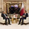 Qatar's Prime Minister and Minister of Foreign Affairs Sheikh Mohammed bin Abdulrahman bin Jassim Al-Thani meets with Iranian Foreign Minister Abbas Araghchi on the sidelines of 81st United Nations General Assembly, in New York City, US, September 22, 2026. 