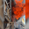 Emergency units respond to a fire in Jerusalem's ultra-Orthorox Mea Shearim neighborhood on September 23, 2026.