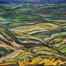  ‘Jerusalem,’ by Dan Livni;   ‘Judean Desert’ (L) by Lera  Barshtein (see Friday). 