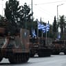 Hellenic Army Multiple Launch Rocket Systems take part in a military parade marking Greece's Independence Day, in Athens, Greece, March 25, 2026.