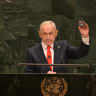 Israeli Prime Minister Benjamin Netanyahu speaks at the UN General Assembly on September 24, 2026