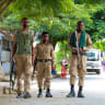 Members of the Tigrayan forces patrol along a street as tensions intensify after the forces launched a major offensive against the federal government in multiple locations, in Mekelle, Tigray Region, Ethiopia, September 24, 2026.