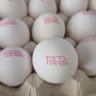 Eggs found to bear fraudulent stamps on them being smuggled into Israel from the Palestinian Authority's territory, September 24, 2026.