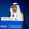 Saudi Arabia's Minister of Energy Prince Abdulaziz Bin Salman Al Saud speaks during the 69th annual International Atomic Energy Agency (IAEA) general conference on September 15, 2025 in Vienna, Austria.