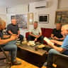 Five 'change bloc' leaders meet in Yair Lapid's Tel Aviv home.