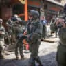 Israeli soldiers take part in a military operation in the market in the Old City of Nablus, in the northern West Bank, September 27, 2026