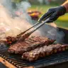 Rapid grilling at high temperature creates more harmful substances compared to slow cooking or baking.