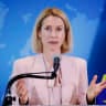 European Commission Vice President Kaja Kallas speaks during a news conference ahead of the United Nations General Assembly in New York, on September 21, 2026.