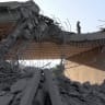 In this handout photo provided by Houthi Media Center, people inspect Al-Dalil Bridge following an aerial attack carried out by a Saudi war jet targeted it on September 26, 2026 in Ibb province, Yemen. 