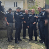 Police in Holon at the scene where an explosive went off, wounding a teenager, September 28, 2026.