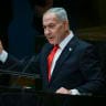 Israeli Prime Minister Benjamin Netanyahu speaks at the United Nations in New York City, September 24, 2026. 