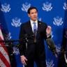 United States Secretary of State Marco Rubio speaks to the media after meeting with Russian Foreign Minister Sergey Lavrov, in New York, US, September 23, 2026.