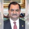Libya's Saddam Haftar during a meeting with US officials; illustrative.