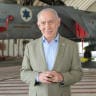 Netanyahu warns of indications that Israel's enemies may attack in run up to election from Tel Nof Air Force Base.
